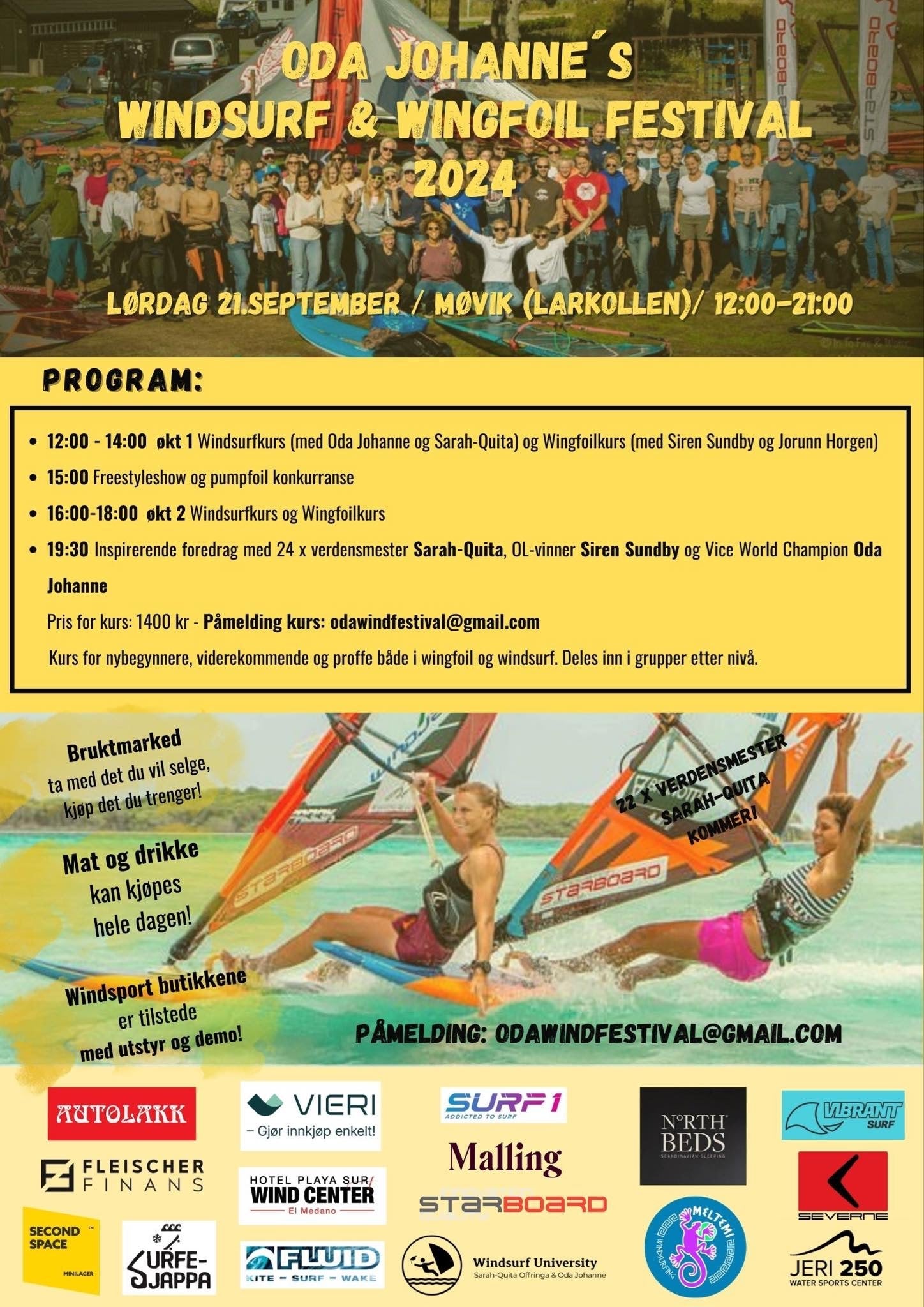 Oda Johanne’s Windfestival, Lørdag 21 september - Surf1