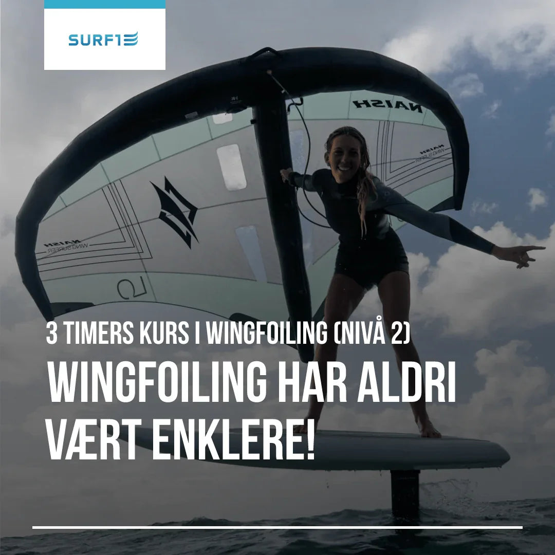 3 timers kurs i wingfoiling (Nivå 2) - Surf1