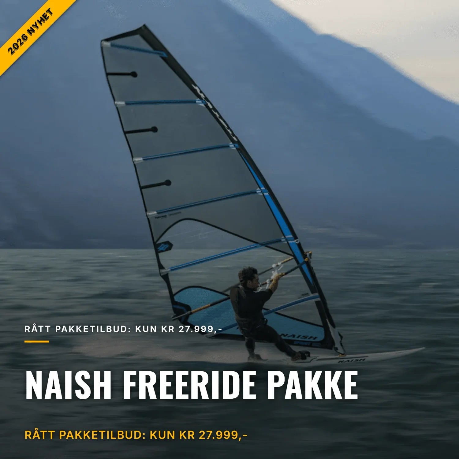 NAISH STRATOS & SPRINT | KOMPLETT WINDSURFING PAKKE 🏄♂️ - Surf1