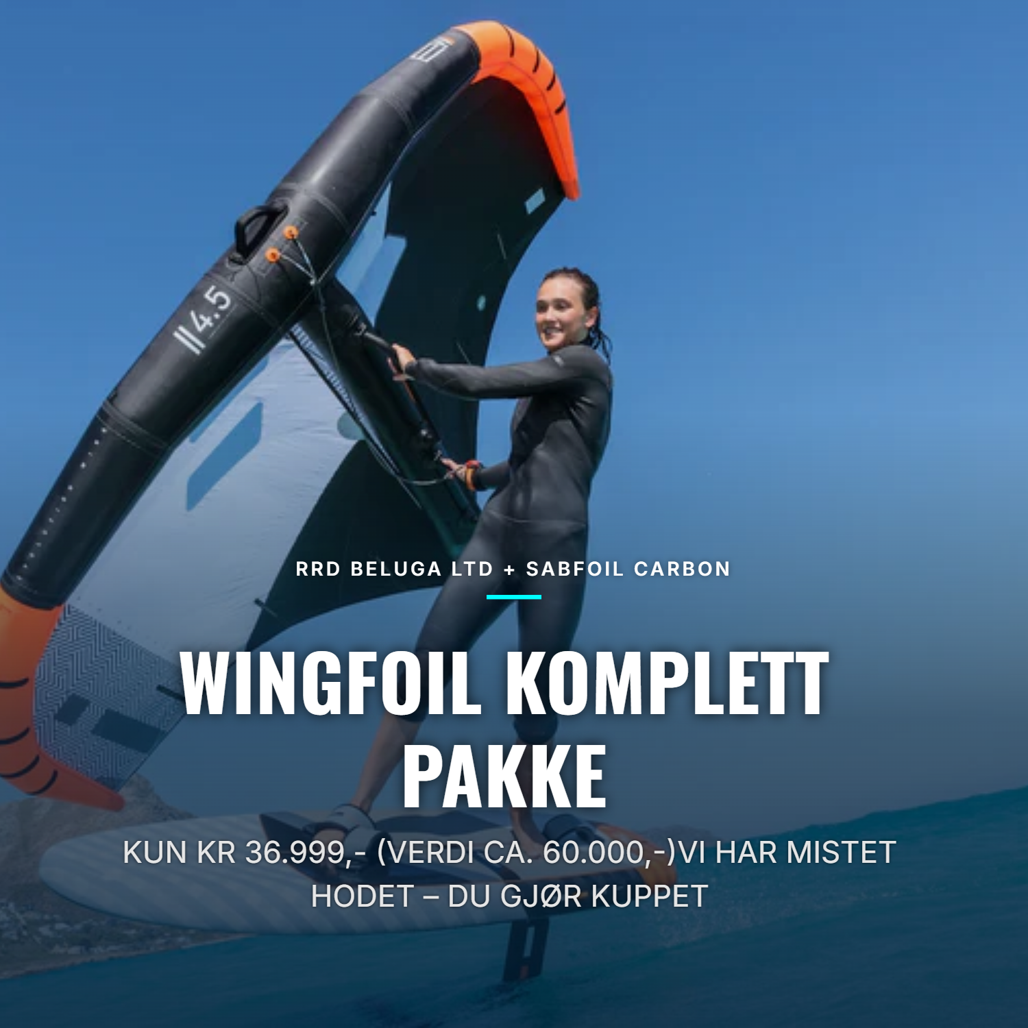 RRD Beluga LTD Pro Pakke – Med Sabfoil & Evo Vinge