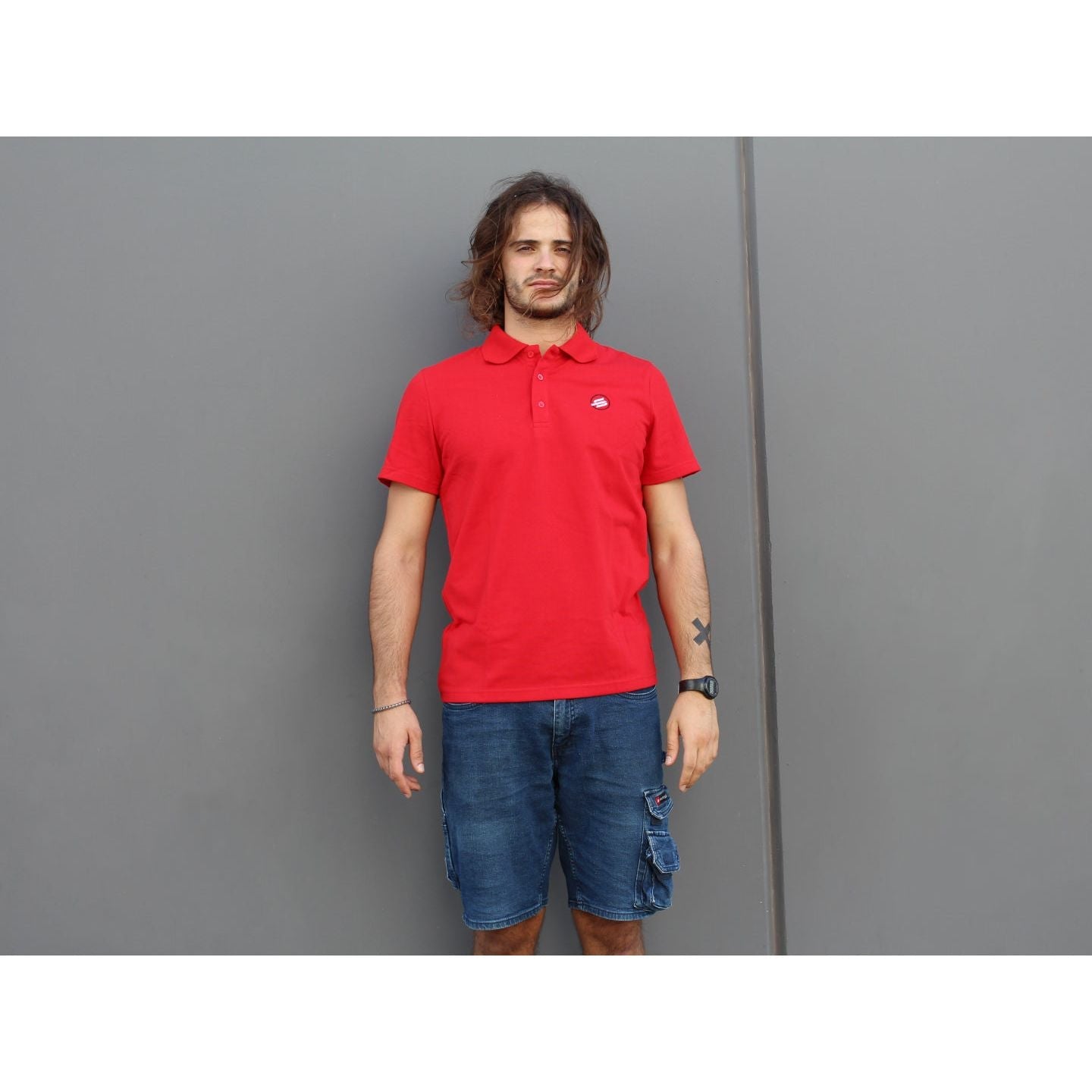 Red Sabfoil Polo - size M - Surf1
