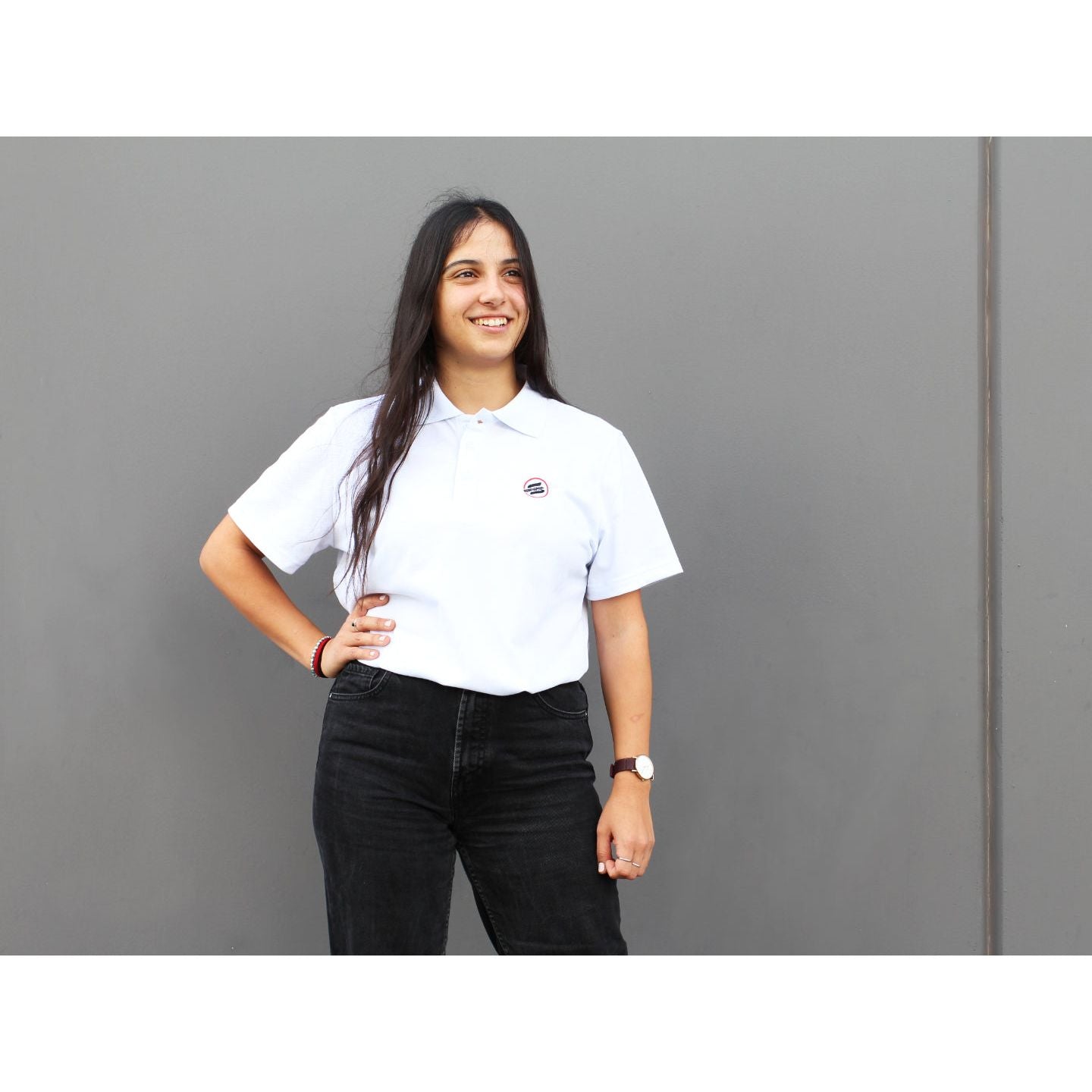 White Sabfoil Polo - size XL - Surf1