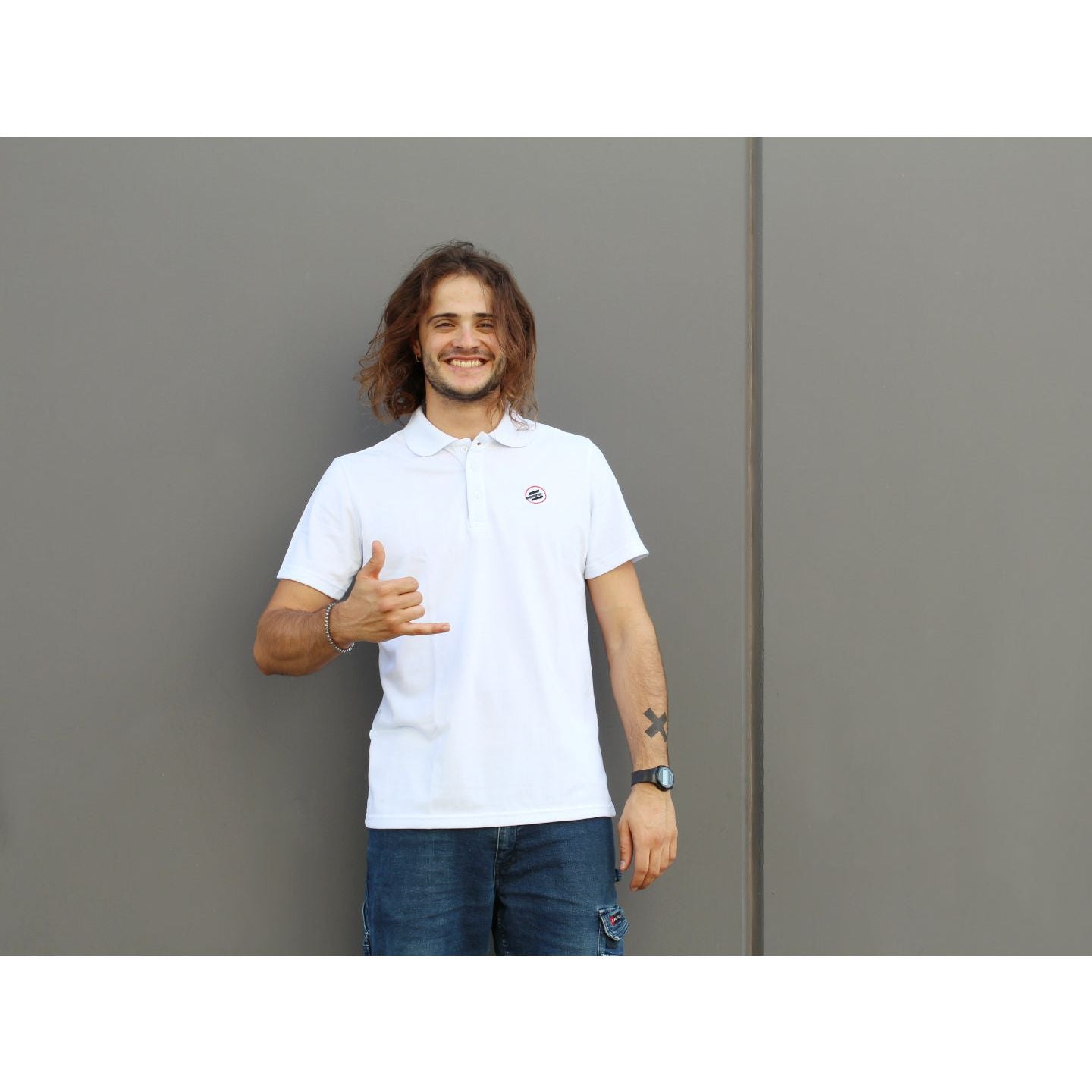 White Sabfoil Polo - size XXL - Surf1