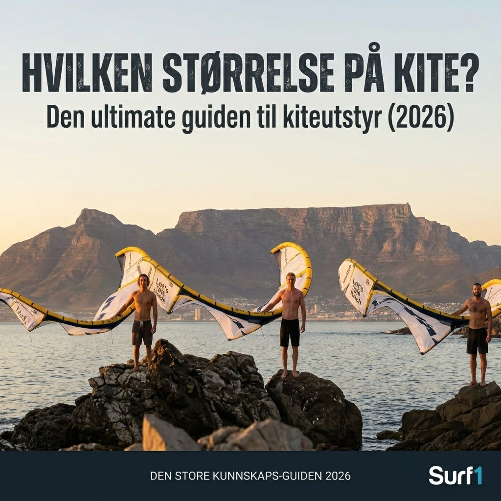 HVILKEN STØRRELSE PÅ KITE? Den ultimate guiden til kiteutstyr (2026)