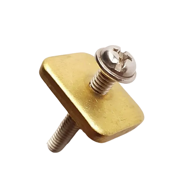 Universal Finneskrue for US Box | Komplett med Messingplate | Surf1.no