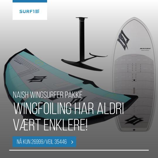 Beste Wingfoil Startpakke 2025: Naish Wingsurfer pakke - Surf1