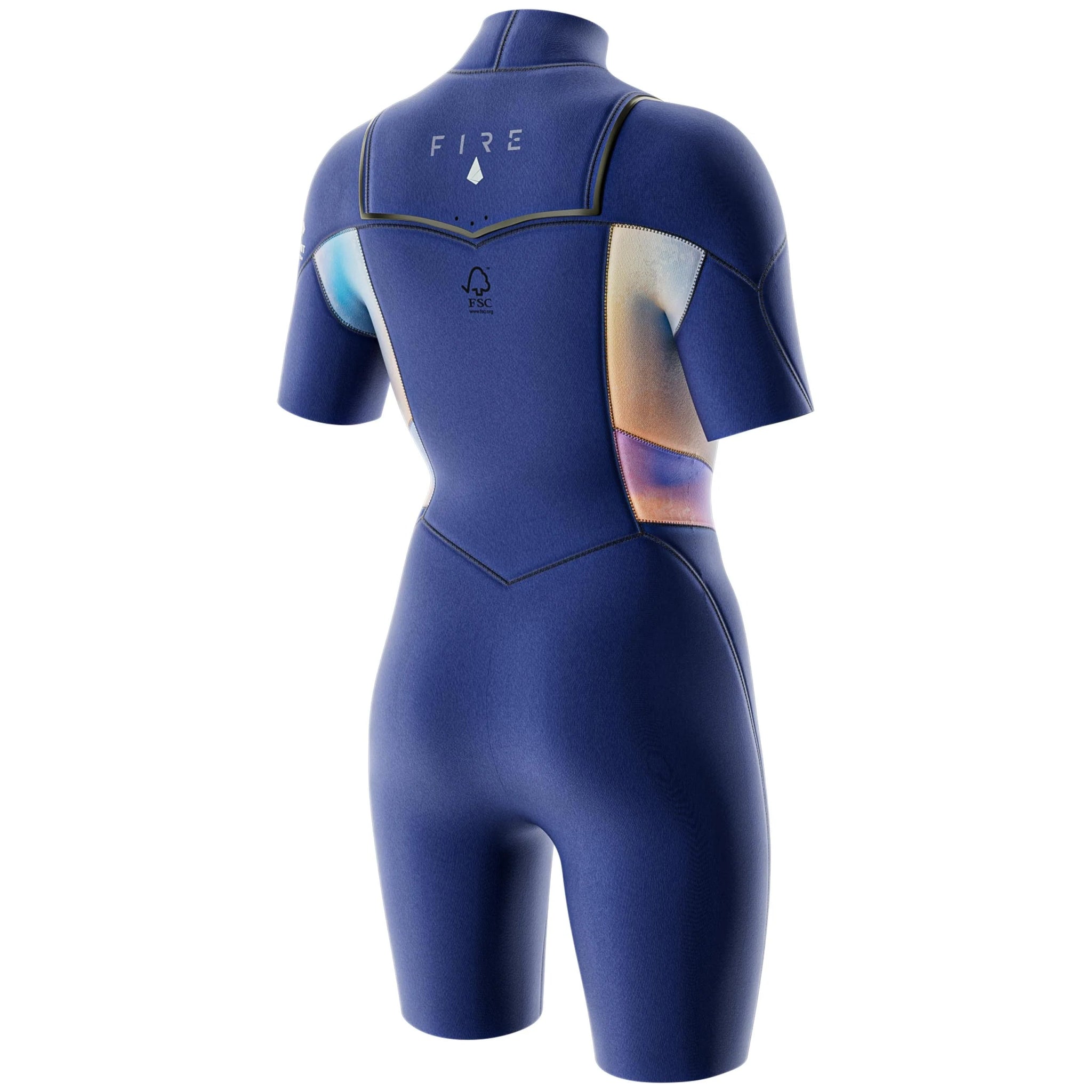 Prolimit Fire Shorty Freezip 2/2 Dame (Blå/Peach): Din Ultimate Sommerfølgesvenn for Frihet og Komfort! - Surf1