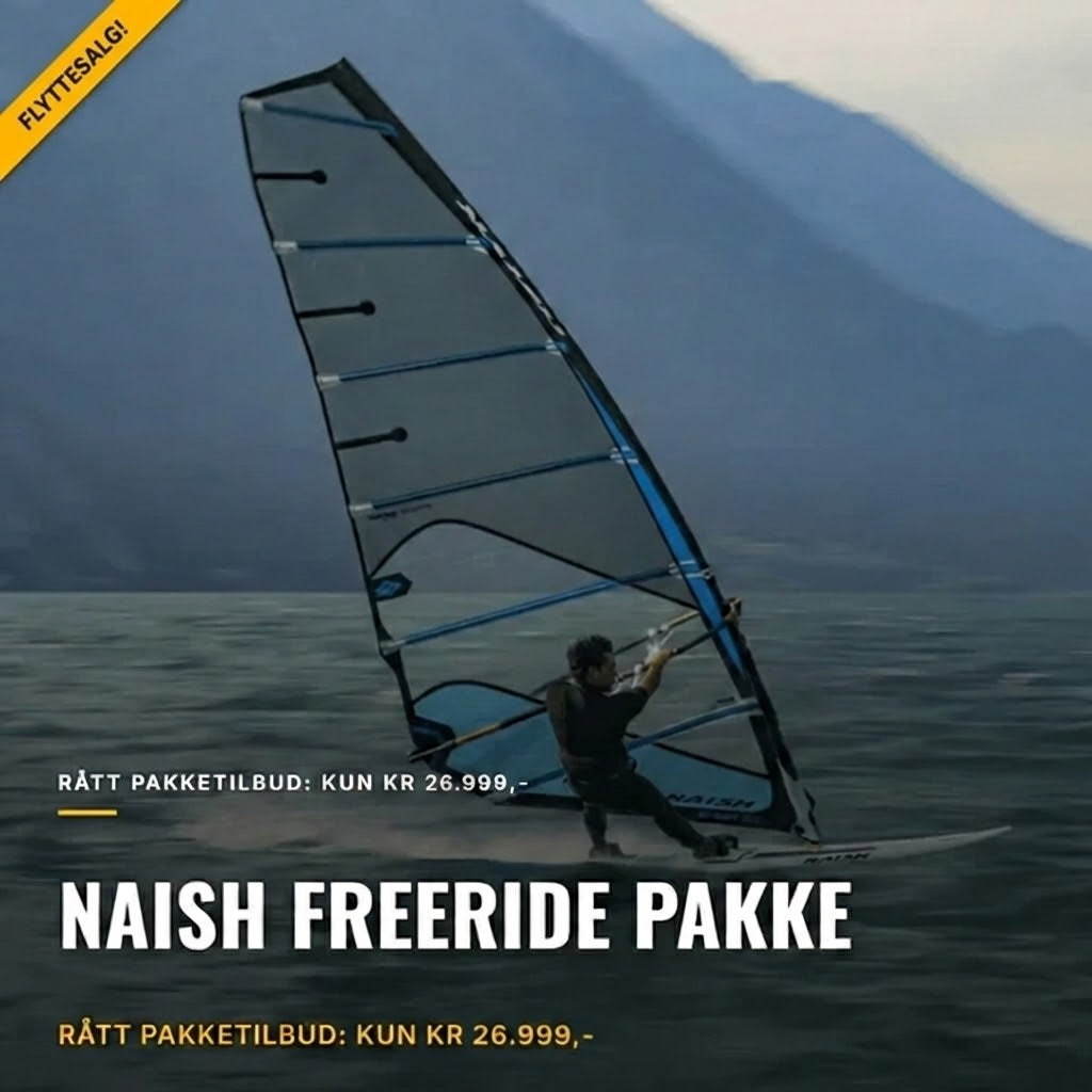 NAISH STRATOS & SPRINT | KOMPLETT WINDSURFING PAKKE 🏄‍♂️