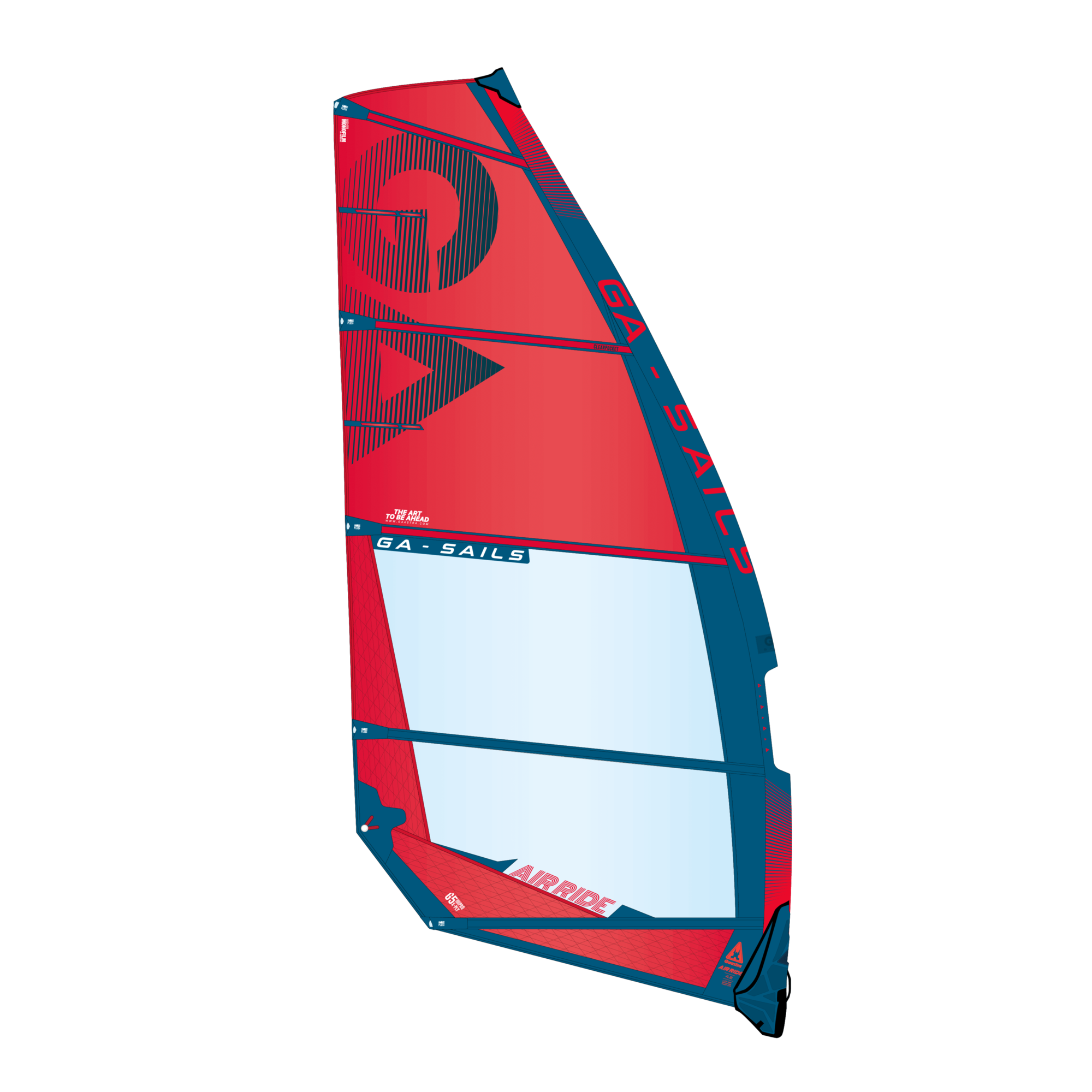 This image: GA-Sails 2024  AirRide 7.7  C2 Red