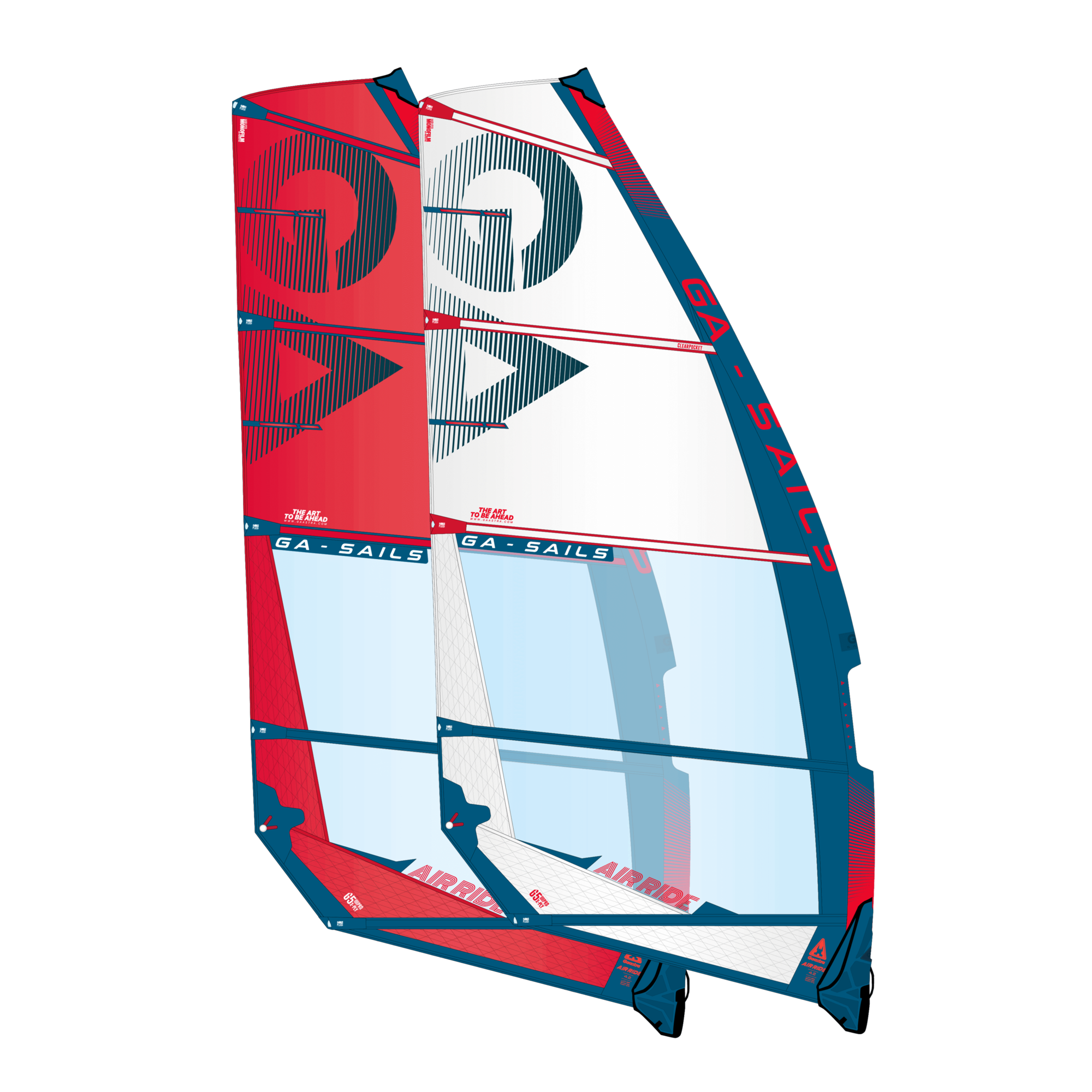 This image: GA-Sails 2024  AirRide 5.7  C2 Red