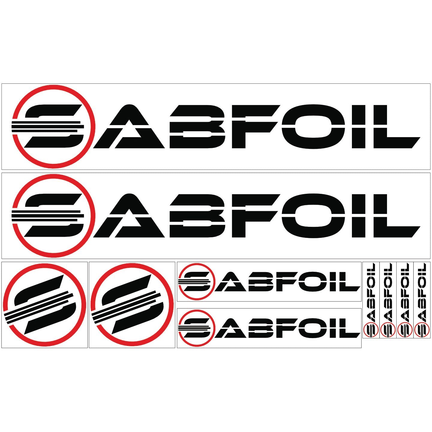 SABFOIL Stickers - Surf1